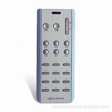 Lighting System Remote Control, Made of ABS, with 3V DC Voltage and 433.92MHz Transmitting Frequency